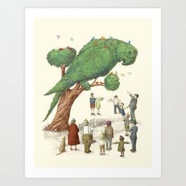 The Parrot Tree Art Print