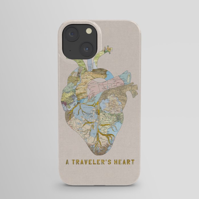 A Traveler's Heart iPhone Case