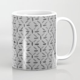 grey line pattern Mug