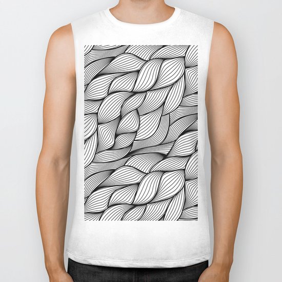 Thread monochrome Biker Tank