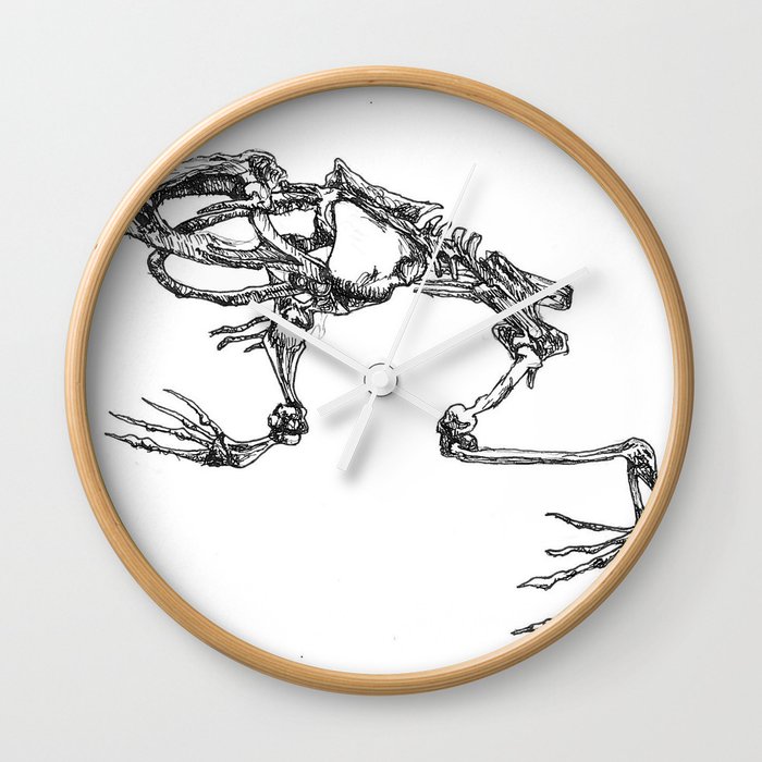 toad bones Wall Clock