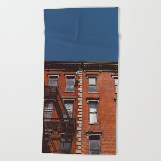 New York Balloons Beach Towel