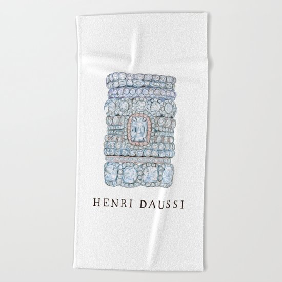 Henri Daussi Beach Towel