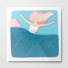 Sleeping Beauty Metal Print