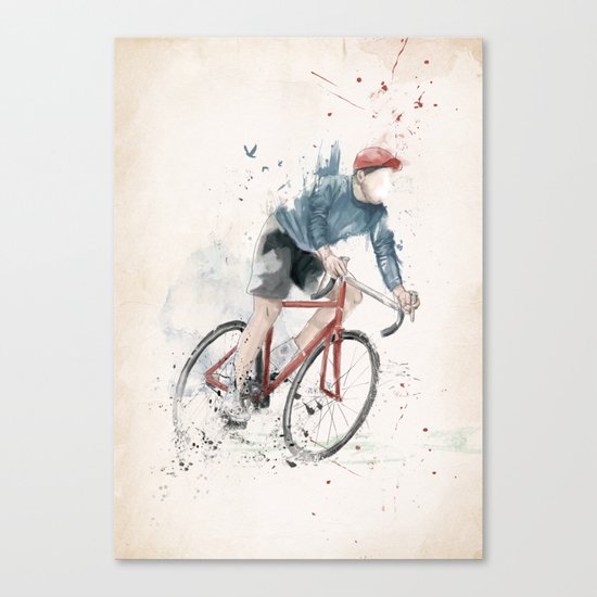 I want to ride my bicycle Canvas Print