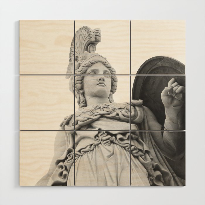 Athena Goddess of Wisdom #3 #wall #art #society6 Wood Wall Art