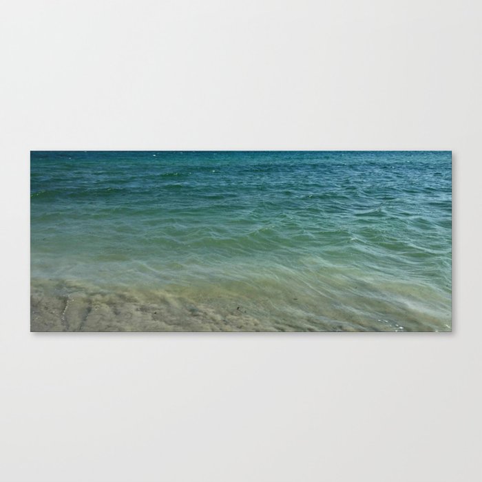 ocean at shore Canvas Print