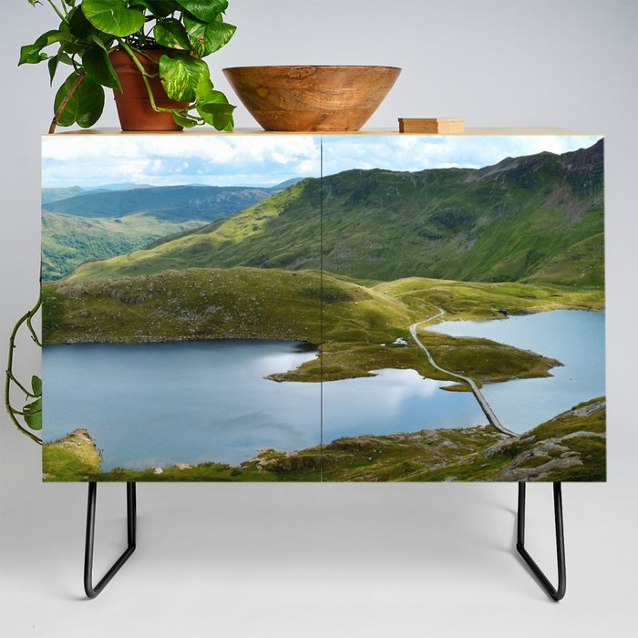 Great Britain Photography - Beautiful National Park In Wales Credenza