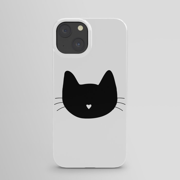 Cat Heart Nose iPhone Case