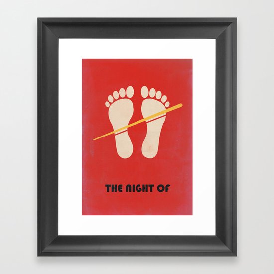 The Night Of Vintage Poster Framed Art Print