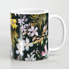 Flowers with Hidden Pot Leaves Coffee Mug