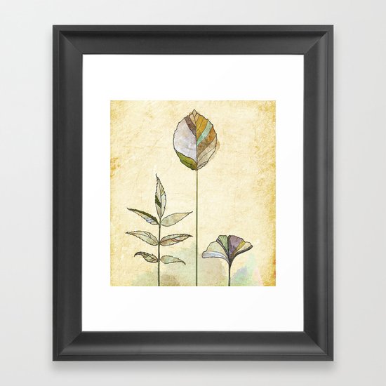 Leaf Study Framed Art Print
