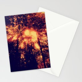Abstract Flames. Stationery Cards
