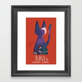Kiki's Delivery Service (W/Title) Framed Art Print