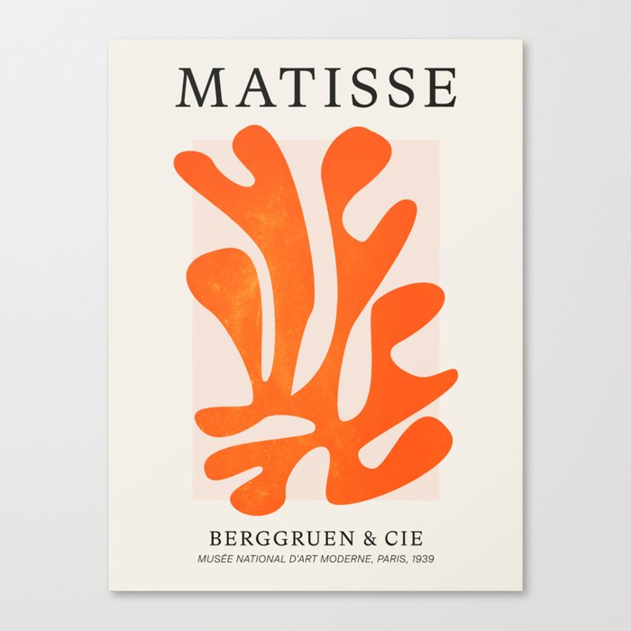 Flamingo: Matisse Color Series IV | Mid-Century Edition Canvas Print