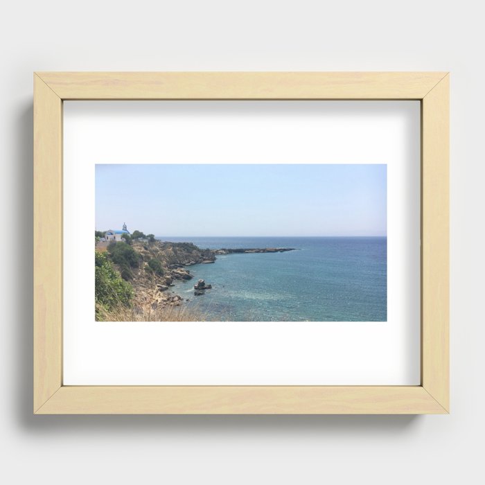 Seaside Spirituality Recessed Framed Print