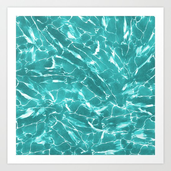 Abstract Water Design Art Print