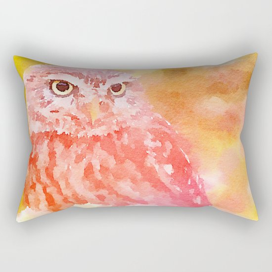 Soft Owl Rectangular Pillow