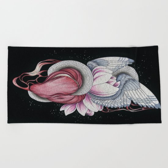 The Seventh Sin Beach Towel