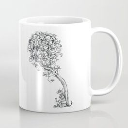 The Story Of Ferdinand (Psychedelic Bull Drawing) Coffee Mug