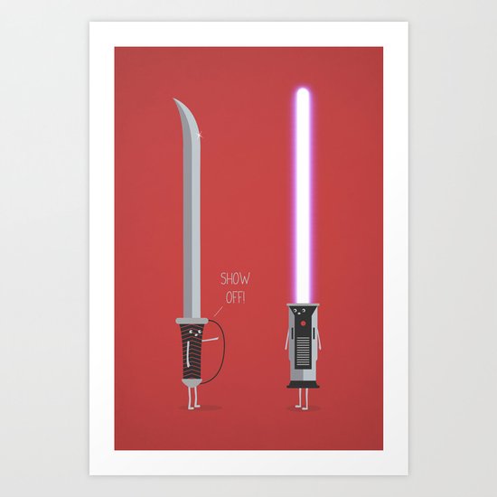 Show Off Art Print