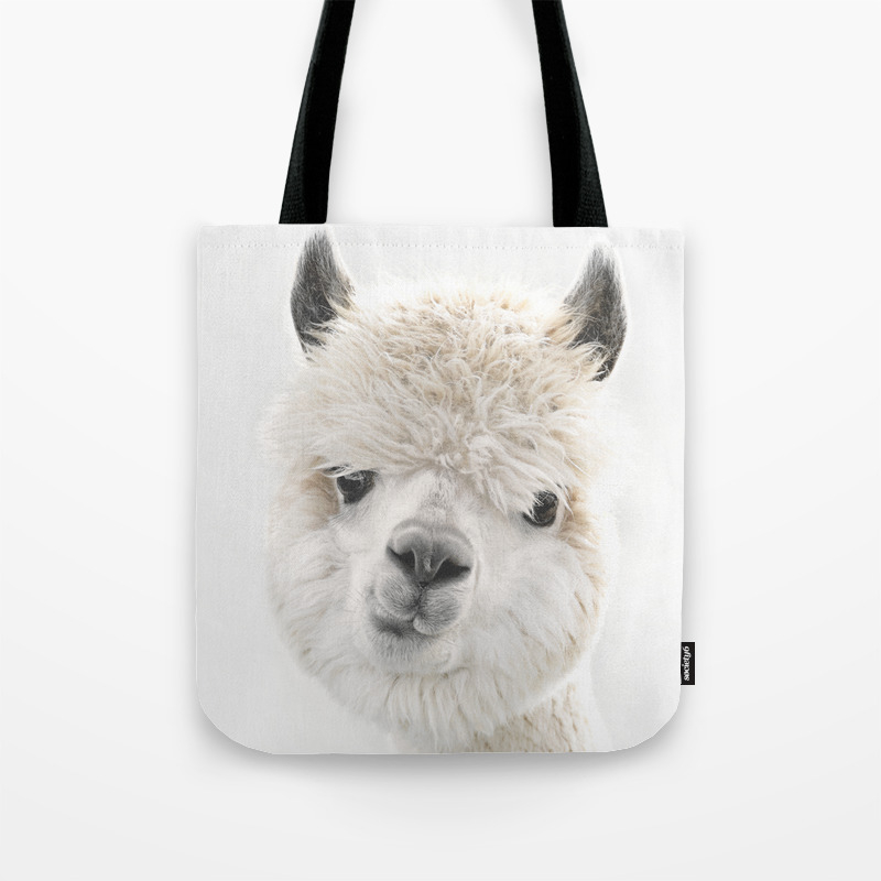 alpaca tote bag