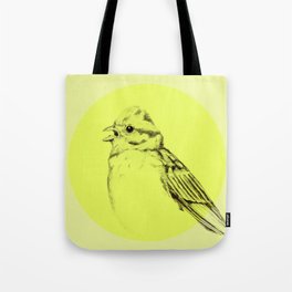 Yellowhammer - Yellow Bird Drawing Tote Bag