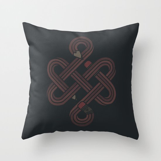 Endless Creativity Throw Pillow