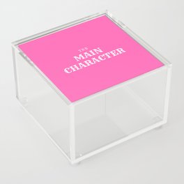 The Main Character Barbie Pink Acrylic Box