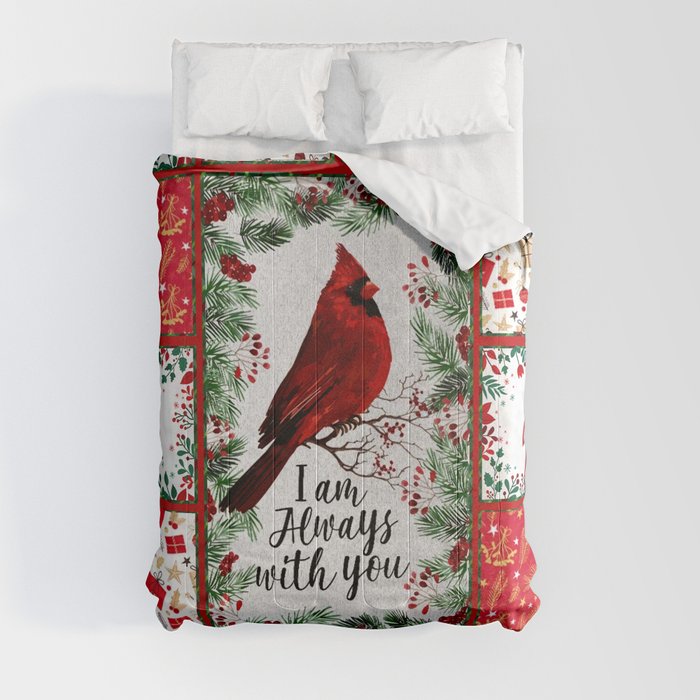 Northern Cardinal Comforter