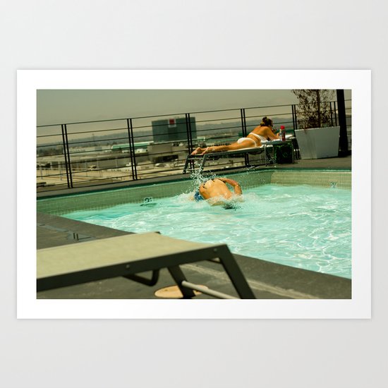 Pool Art Print