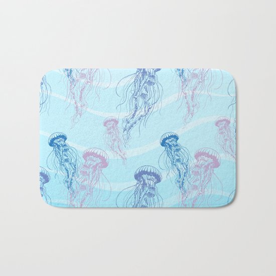 Marine Pattern 05 Bath Mat