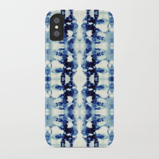 Tie Dye Blues iPhone Case