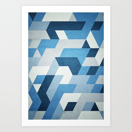 Abstract Geometry Art Print