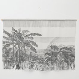 Palms and Mountain Wall Hanging