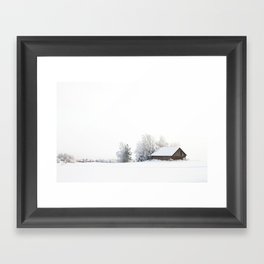 Winter wonderland Framed Art Print