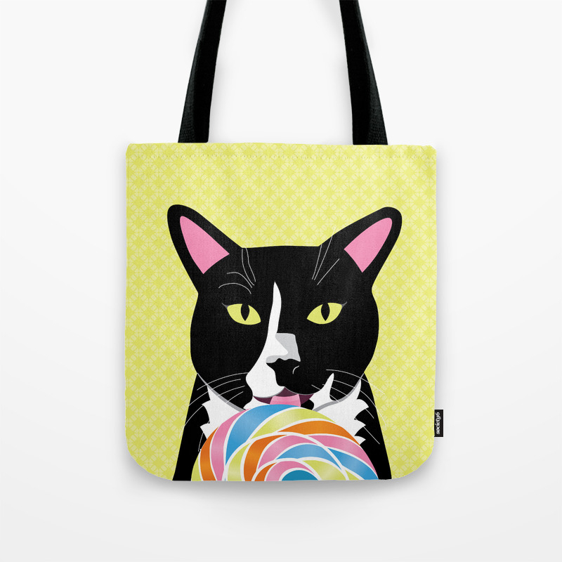 Cats Can T Taste Sweet Tote Bag By Rubypixel Society6