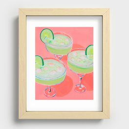 Tres Margaritas Recessed Framed Print