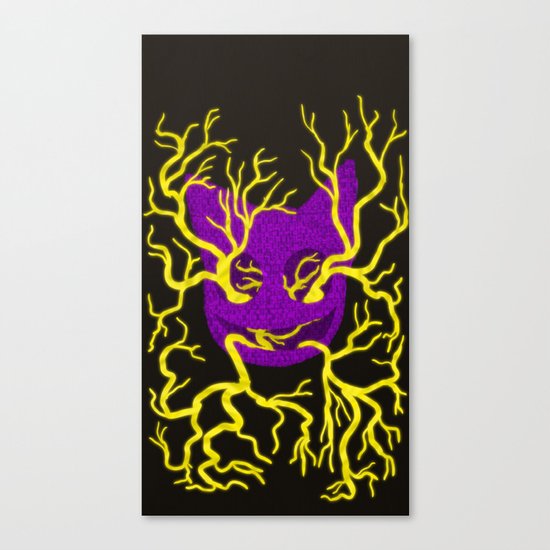 GhostKat Tree Eyes Canvas Print