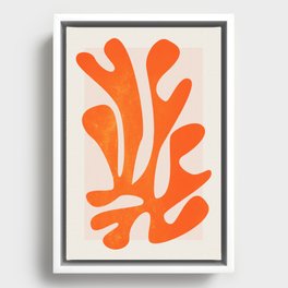 Flamingo: Matisse Color Series IV | Mid-Century Edition Framed Canvas