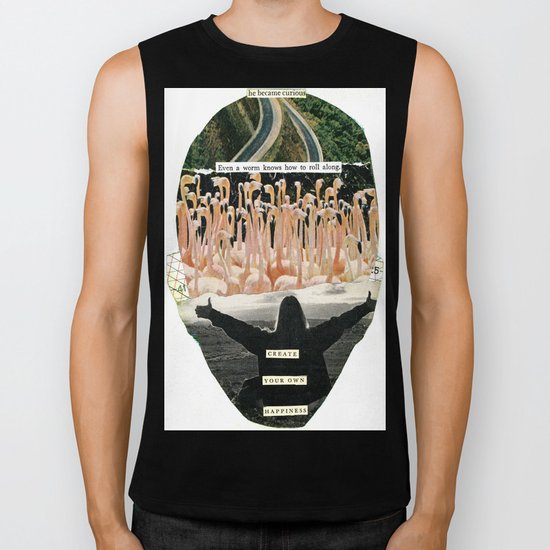 Create Your Own Happiness Biker Tank
