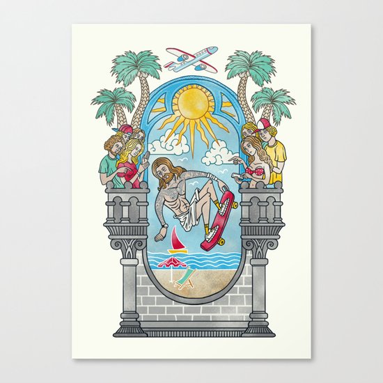 The Lord of the Board Canvas Print