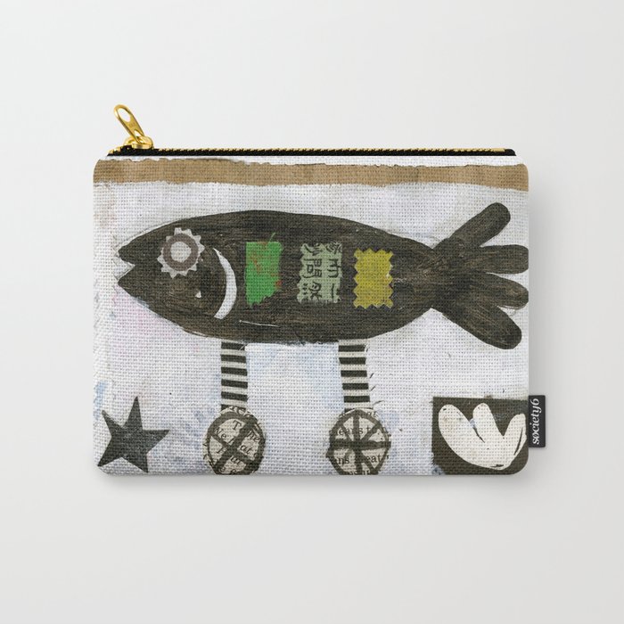 Fish on Wheels Carry-All Pouch
