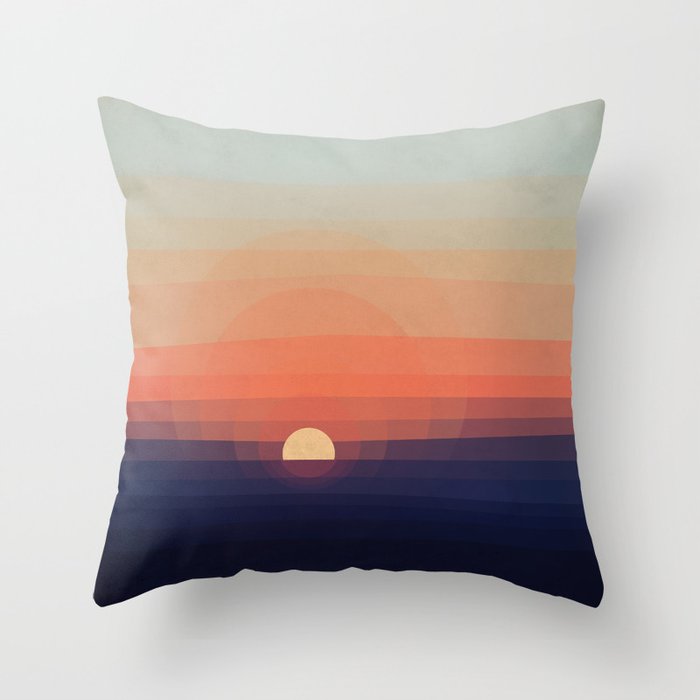 Colors Sunset Throw Pillow By Laetitialagleyse Society6