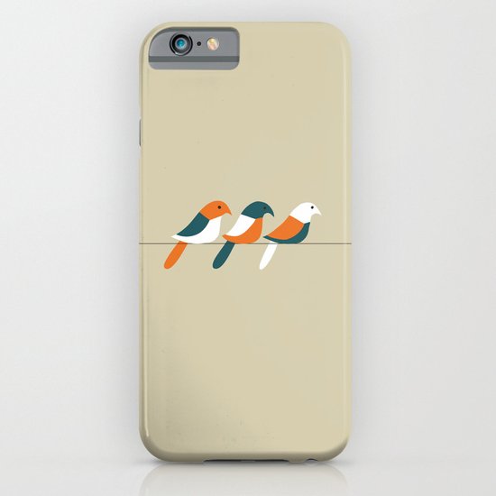Birds on wire iPhone & iPod Case