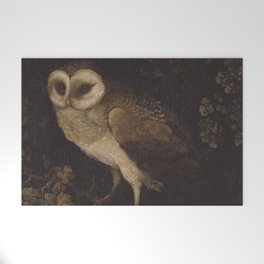 An Owl By Moses Haughton 1780 Funky Quirky Cute Cozy Boho Maximalism Maximalist Welcome Mat