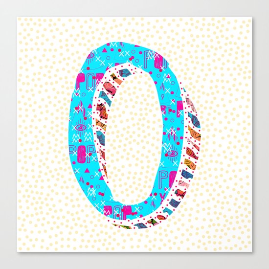 O (Coffee Series) Canvas Print
