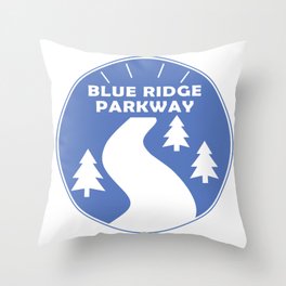 Blue Ridge Parkway Throw Pillow