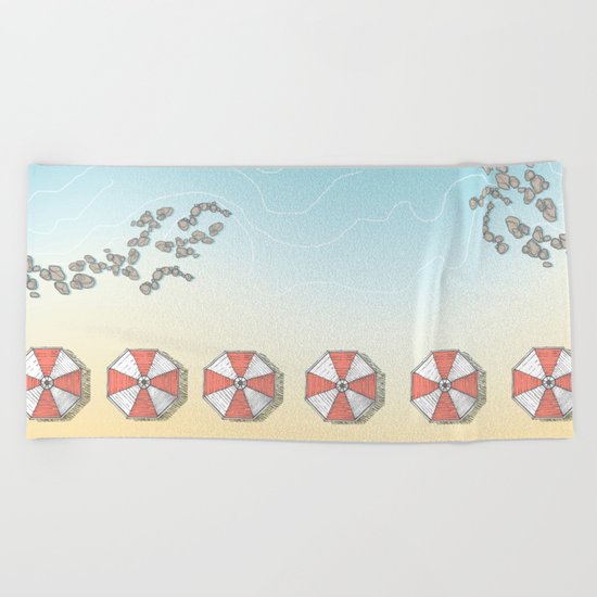 Early In The Morning #society6 #decor #buyart Beach Towel