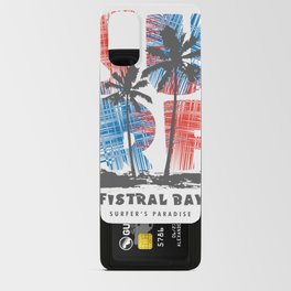 Fistral Bay surf paradise Android Card Case